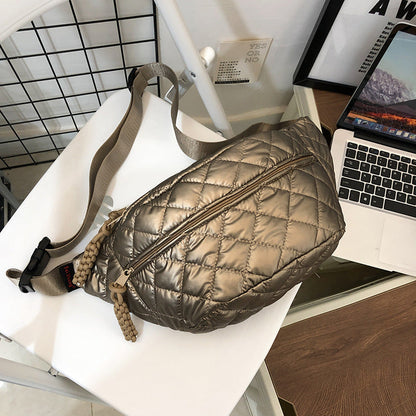 Open Road Crossbody | Diamond Quilted Wearable Bag by Route95