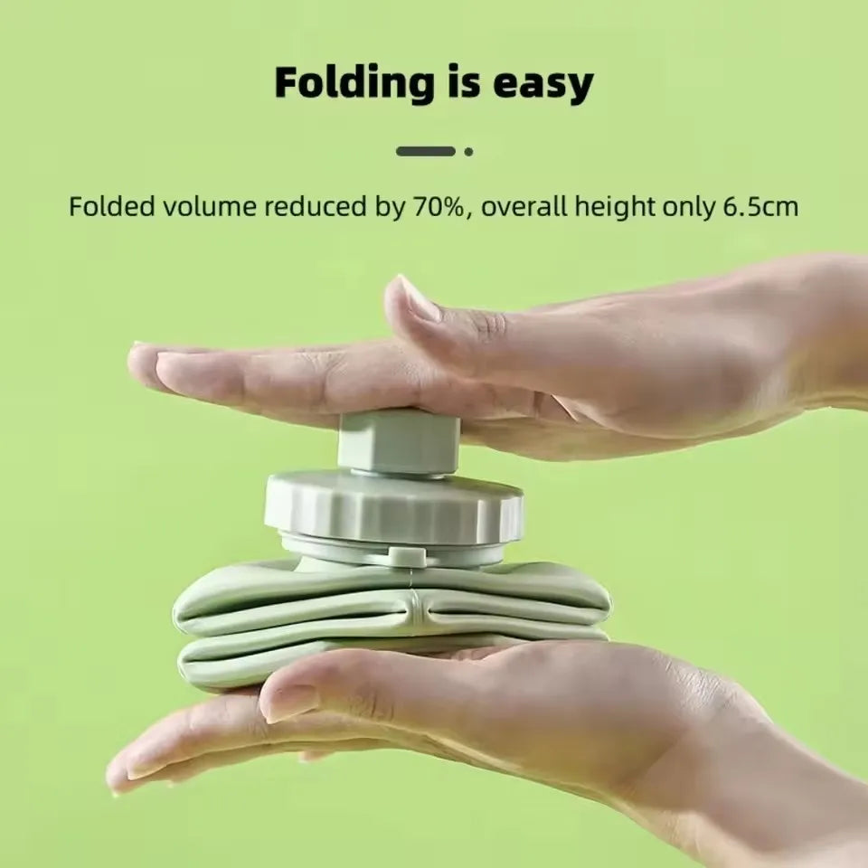 1Pc 600mlLarge Collapsible Silicone Cup-Portable Travel Water Bottle for Outdoor, Food-Grade with Fresh Colors, Foldable Design