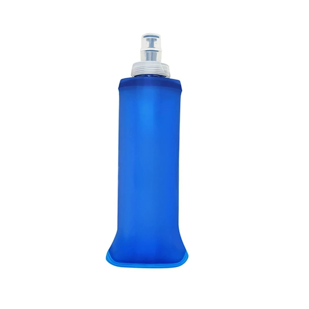 Collapsible Silicone Water Bottle with Bite Valve, Space Saving Foldable Water Container for Travel Camping Hiking Running