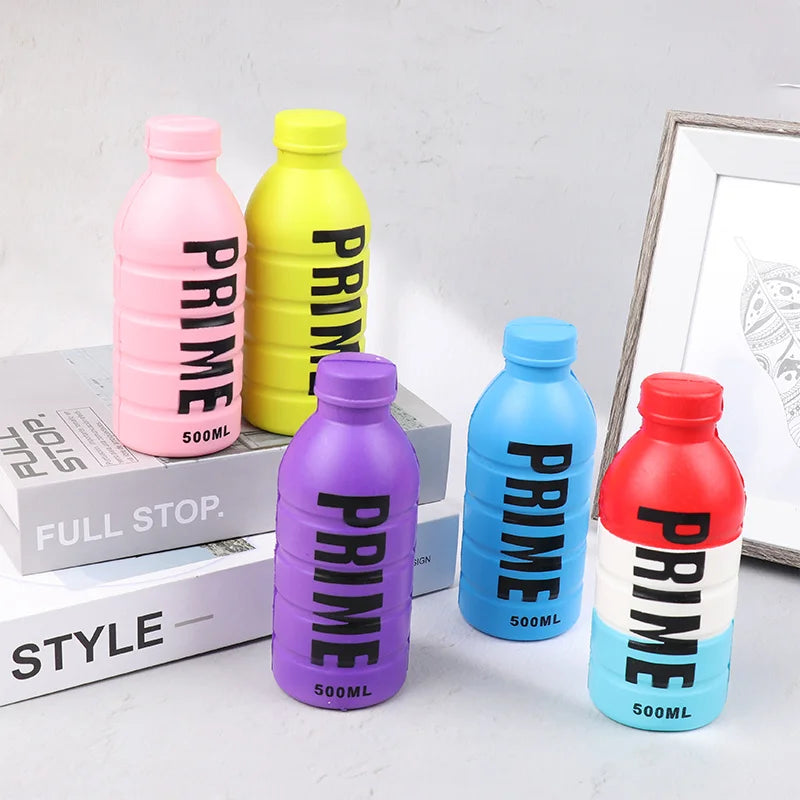 1PCS Anti-stress Vent Prime Drink Bottle Slow Rebound PU Foaming Pinch Happy Angry Relief Squeeze Decompression Toys