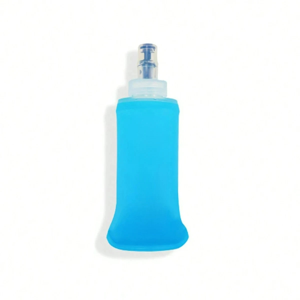 Collapsible Silicone Water Bottle with Bite Valve, Space Saving Foldable Water Container for Travel Camping Hiking Running