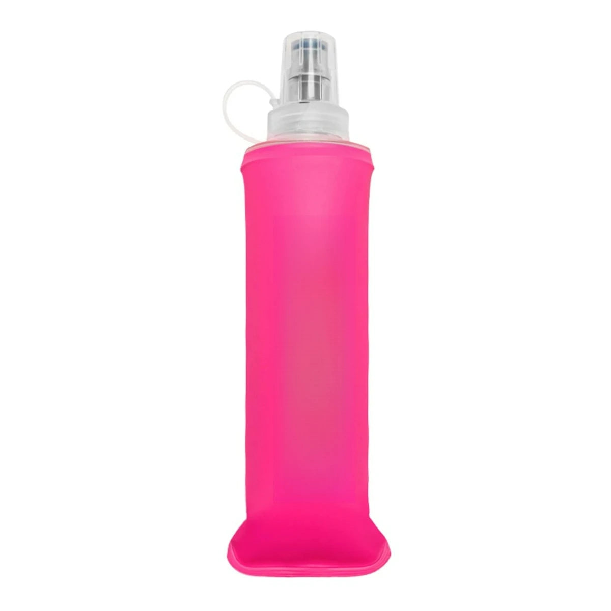 Collapsible Silicone Water Bottle with Bite Valve, Space Saving Foldable Water Container for Travel Camping Hiking Running