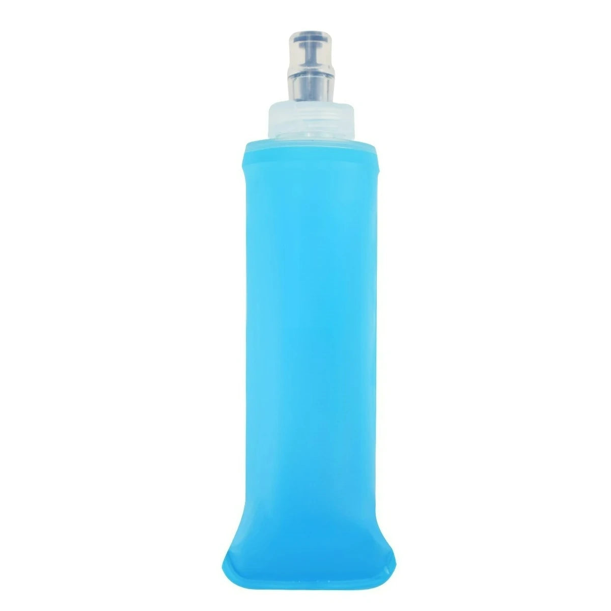 Collapsible Silicone Water Bottle with Bite Valve, Space Saving Foldable Water Container for Travel Camping Hiking Running