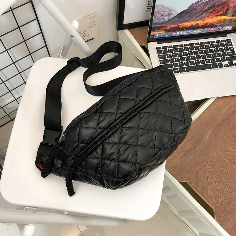 Open Road Crossbody | Diamond Quilted Wearable Bag by Route95